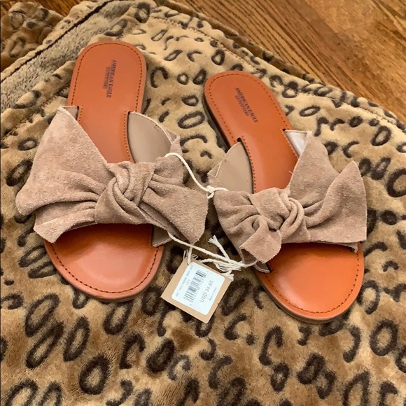 American Eagle Outfitters Shoes - american eagle tied suede sandals
